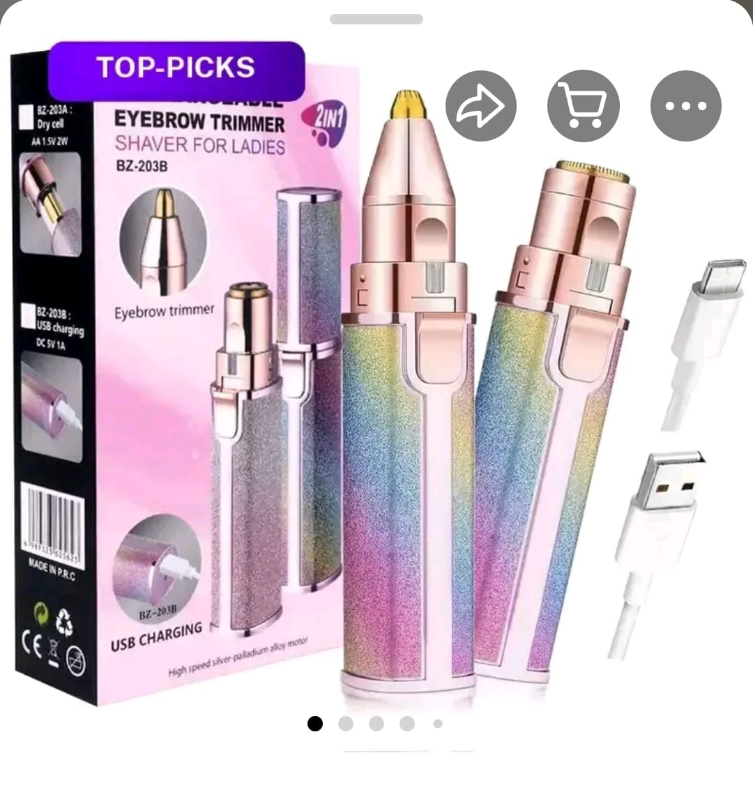 Depilador 2 En 1 Cejas Y Facial RMV2E1