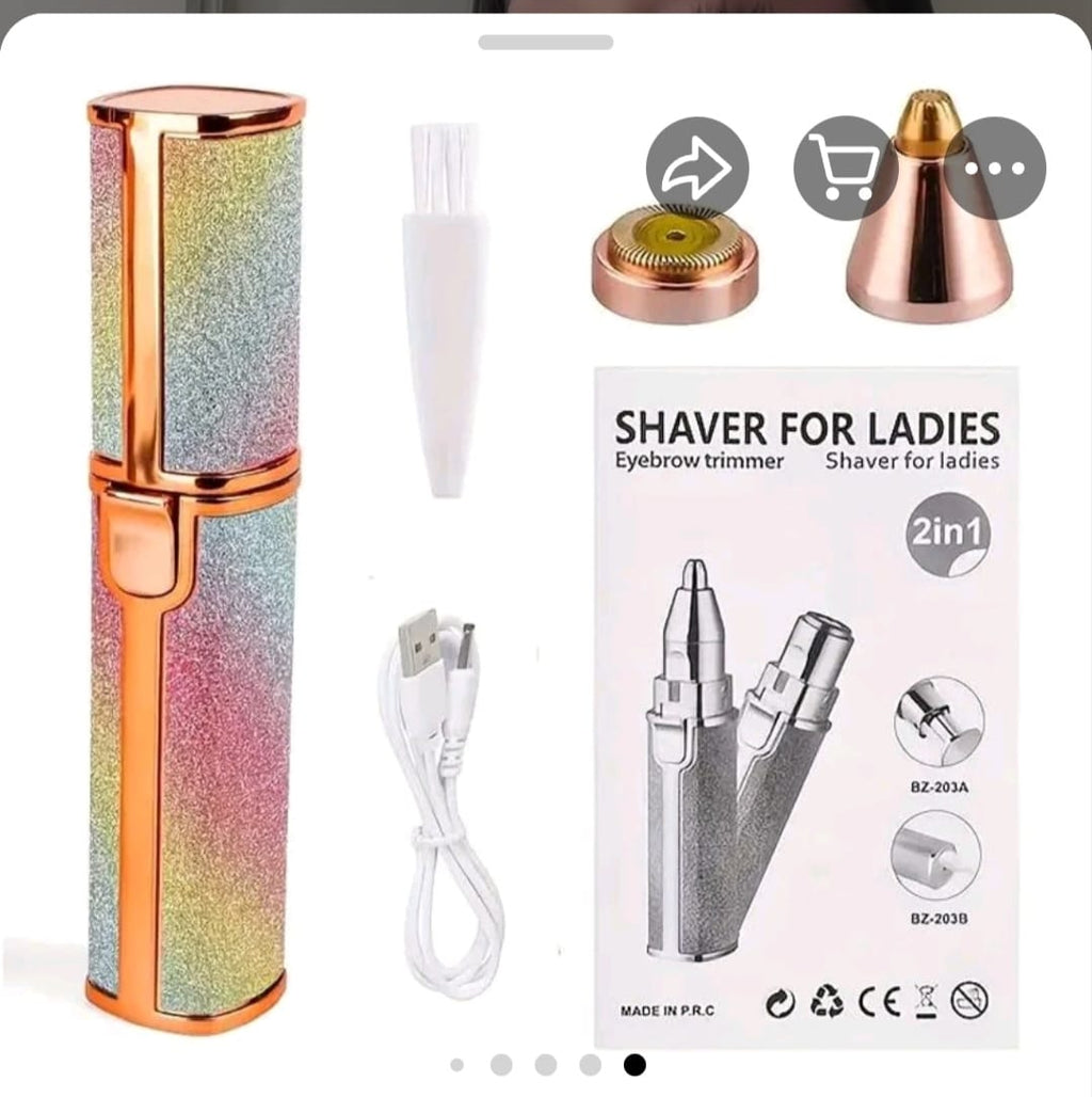 Depilador 2 En 1 Cejas Y Facial RMV2E1