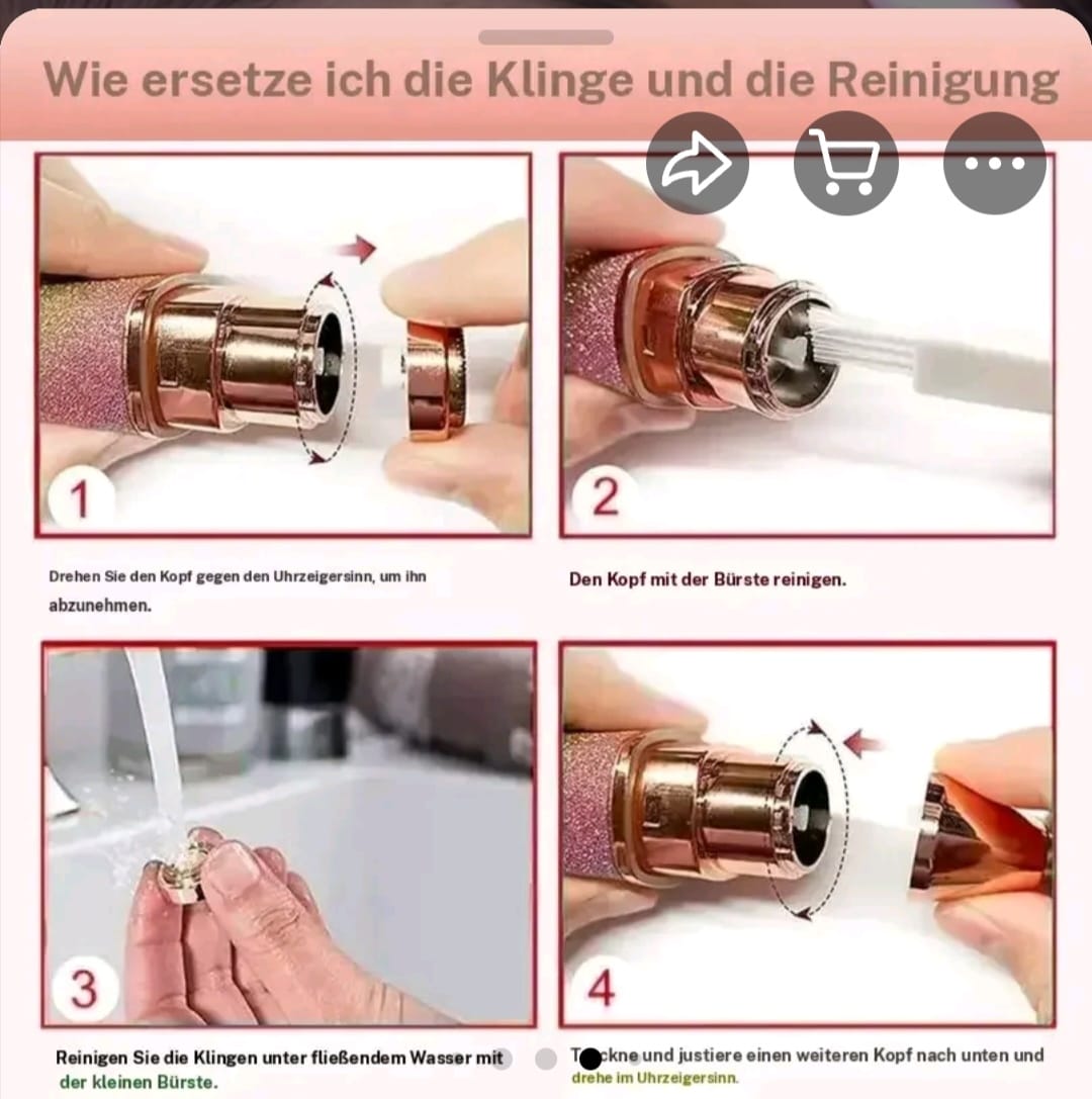 Depilador 2 En 1 Cejas Y Facial RMV2E1