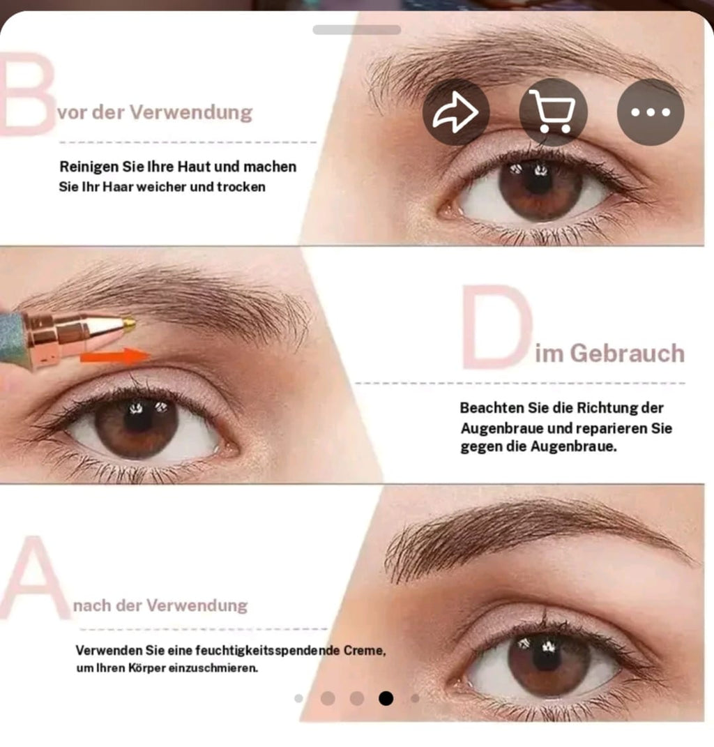 Depilador 2 En 1 Cejas Y Facial RMV2E1