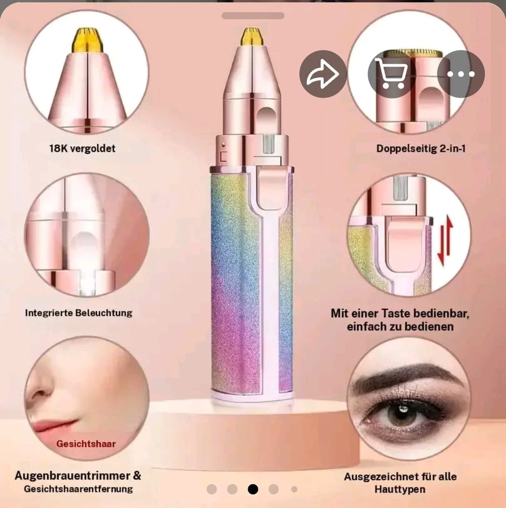 Depilador 2 En 1 Cejas Y Facial RMV2E1